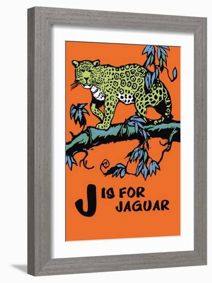 J is for Jaguar-Charles Buckles Falls-Framed Premium Giclee Print