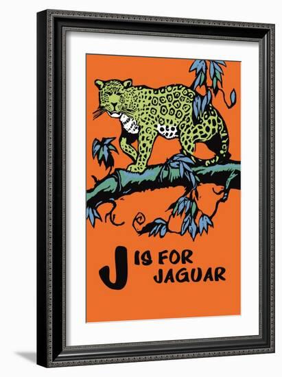 J is for Jaguar-Charles Buckles Falls-Framed Premium Giclee Print