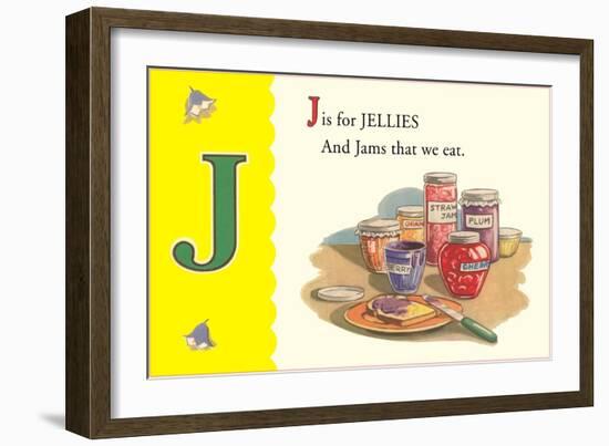 J is for Jellies-null-Framed Premium Giclee Print