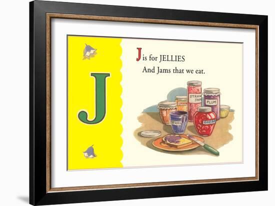 J is for Jellies-null-Framed Premium Giclee Print