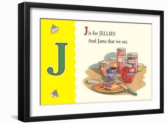 J is for Jellies-null-Framed Premium Giclee Print