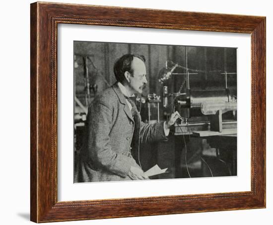 J.J. Thomson, English Physicist-Science Source-Framed Giclee Print