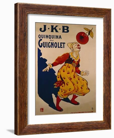 J.K.B, Quinquina au Guignolet, circa 1900-Eugene Oge-Framed Giclee Print