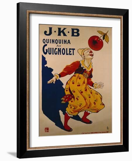 J.K.B, Quinquina au Guignolet, circa 1900-Eugene Oge-Framed Giclee Print