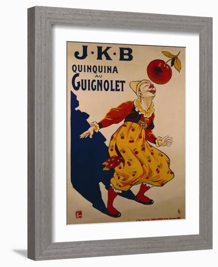 J.K.B, Quinquina au Guignolet, circa 1900-Eugene Oge-Framed Giclee Print