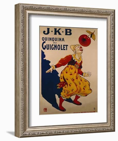 J.K.B, Quinquina au Guignolet, circa 1900-Eugene Oge-Framed Giclee Print