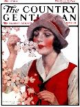 "Woman Tennis Player," Country Gentleman Cover, June 27, 1925-J. Knowles Hare-Giclee Print