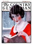 "Woman in Winter Wear," Country Gentleman Cover, December 20, 1924-J. Knowles Hare-Giclee Print