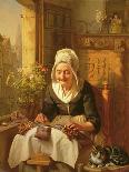 The Old Lacemaker, 1844-J.l. Dyckmans-Premier Image Canvas