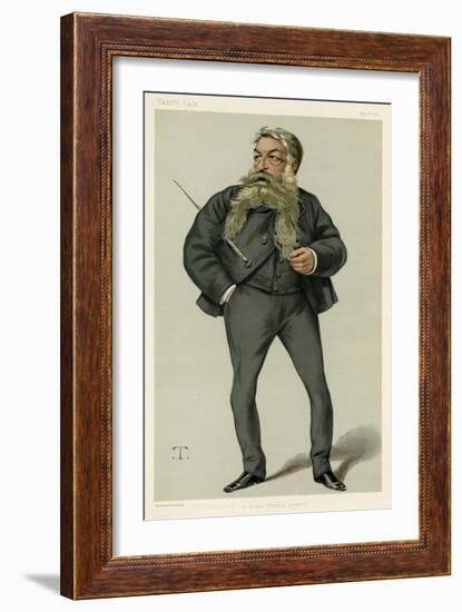 J L E Meissonier, French Painter-Theobald Chartran-Framed Art Print