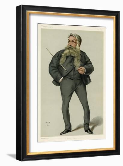 J L E Meissonier, French Painter-Theobald Chartran-Framed Art Print