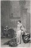 Caesar and Cleopatra-J.l. Gerome-Mounted Art Print