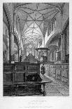Interior View of the Church of St Alban, Wood Street, City of London, 1838-J Lemon-Giclee Print