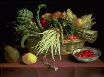 Still Life of Fruit and Vegetables-J. Linnard-Framed Giclee Print