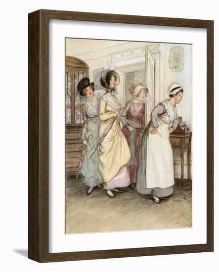 J M Barrie 'Quality Street'-Hugh Thomson-Framed Giclee Print