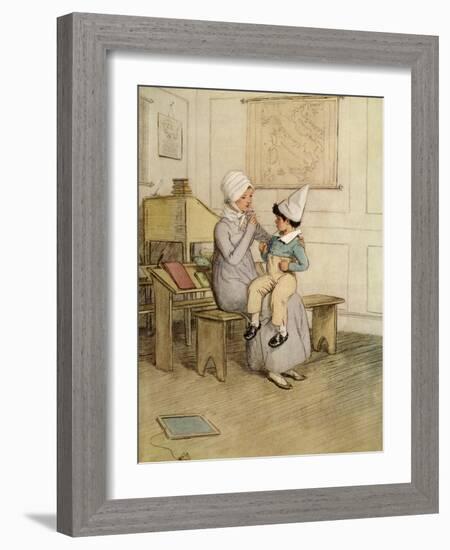 J M Barrie 'Quality Street'-Hugh Thomson-Framed Giclee Print