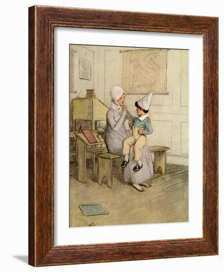 J M Barrie 'Quality Street'-Hugh Thomson-Framed Giclee Print