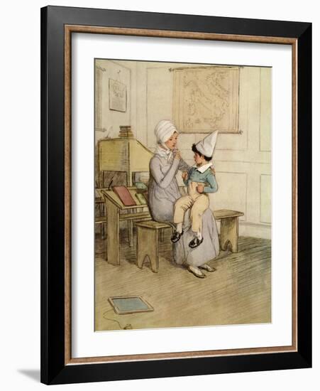 J M Barrie 'Quality Street'-Hugh Thomson-Framed Giclee Print