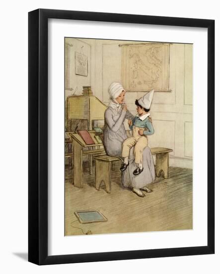 J M Barrie 'Quality Street'-Hugh Thomson-Framed Giclee Print