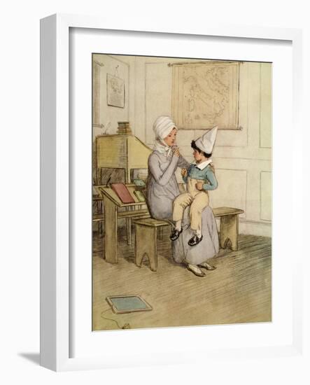 J M Barrie 'Quality Street'-Hugh Thomson-Framed Giclee Print