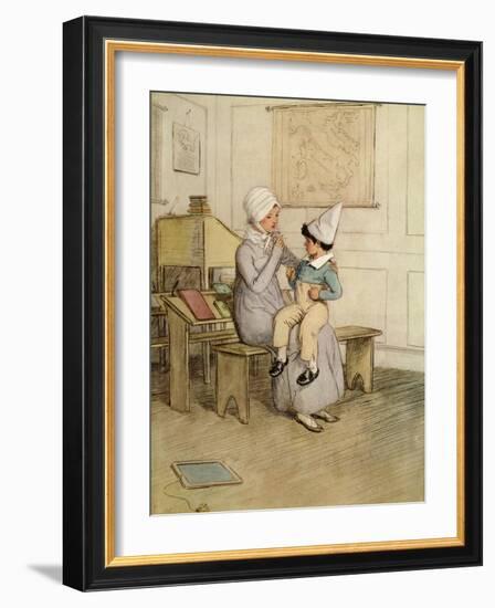 J M Barrie 'Quality Street'-Hugh Thomson-Framed Giclee Print