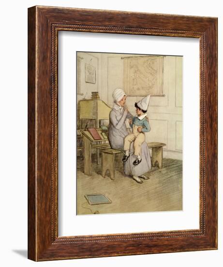 J M Barrie 'Quality Street'-Hugh Thomson-Framed Giclee Print