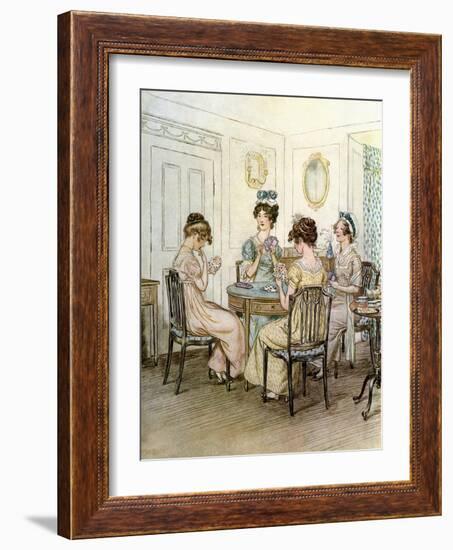 J M Barrie 'Quality Street'-Hugh Thomson-Framed Giclee Print