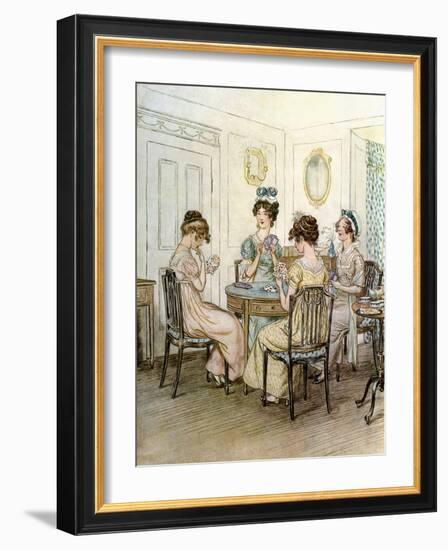 J M Barrie 'Quality Street'-Hugh Thomson-Framed Giclee Print