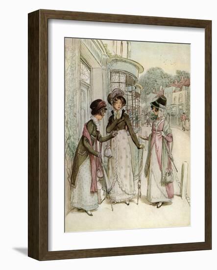 J M Barrie 'Quality Street'-Hugh Thomson-Framed Giclee Print