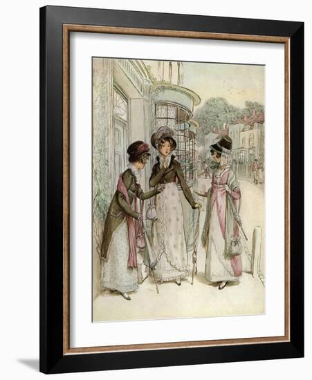 J M Barrie 'Quality Street'-Hugh Thomson-Framed Giclee Print