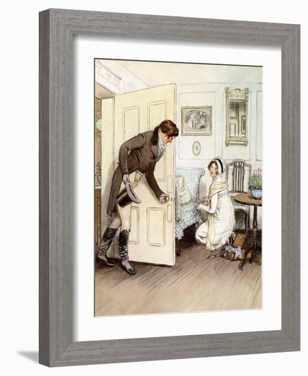 J M Barrie 'Quality Street'-Hugh Thomson-Framed Giclee Print