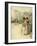 J M Barrie 'Quality Street'-Hugh Thomson-Framed Giclee Print