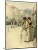 J M Barrie 'Quality Street'-Hugh Thomson-Mounted Giclee Print