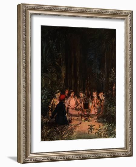 J M Barrie 'The Admirable Crichton'-Hugh Thomson-Framed Giclee Print