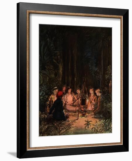 J M Barrie 'The Admirable Crichton'-Hugh Thomson-Framed Giclee Print