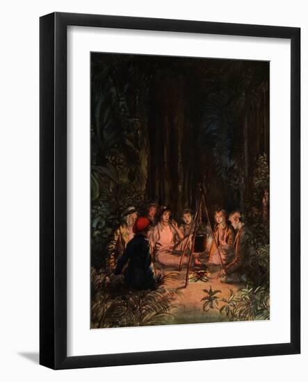 J M Barrie 'The Admirable Crichton'-Hugh Thomson-Framed Giclee Print