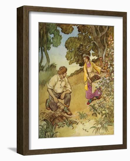 J M Barrie 'The Admirable Crichton'-Hugh Thomson-Framed Giclee Print