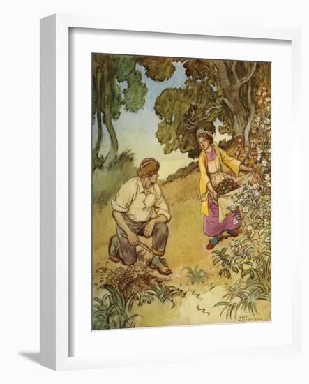 J M Barrie 'The Admirable Crichton'-Hugh Thomson-Framed Giclee Print