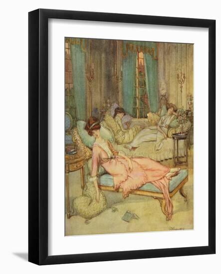 J M Barrie 'The Admirable Crichton'-Hugh Thomson-Framed Giclee Print