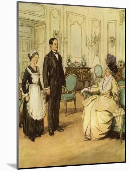 J M Barrie 'The Admirable Crichton'-Hugh Thomson-Mounted Giclee Print