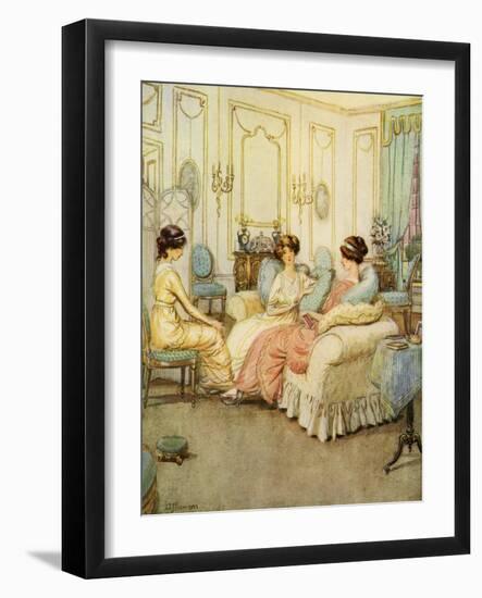 J M Barrie 'The Admirable Crichton'-Hugh Thomson-Framed Giclee Print