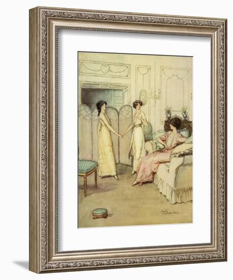 J M Barrie 'The Admirable Crichton'-Hugh Thomson-Framed Giclee Print