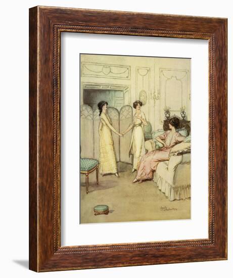 J M Barrie 'The Admirable Crichton'-Hugh Thomson-Framed Giclee Print