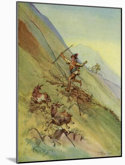 J M Barrie 'The Admirable Crichton'-Hugh Thomson-Mounted Giclee Print