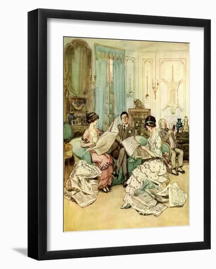 J M Barrie 'The Admirable Crichton'-Hugh Thomson-Framed Giclee Print