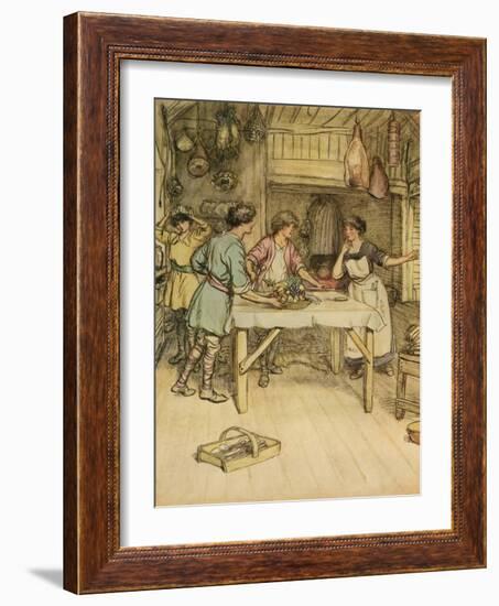 J M Barrie 'The Admirable Crichton'-Hugh Thomson-Framed Giclee Print