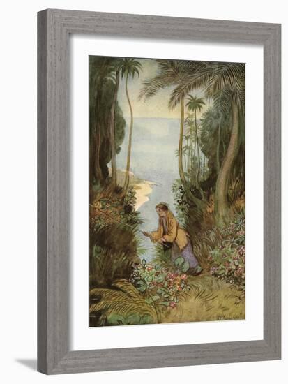 J M Barrie 'The Admirable Crichton'-Hugh Thomson-Framed Giclee Print