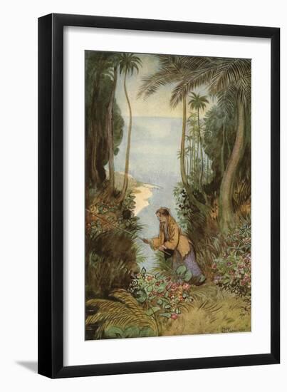 J M Barrie 'The Admirable Crichton'-Hugh Thomson-Framed Giclee Print