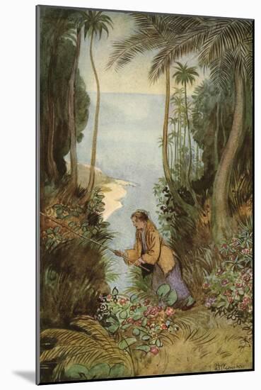 J M Barrie 'The Admirable Crichton'-Hugh Thomson-Mounted Giclee Print