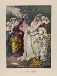 The Rival Queens, Mary Queen of Scots Defying Queen Elizabeth, 1857-72-N. and Ives, J.M. Currier-Framed Giclee Print